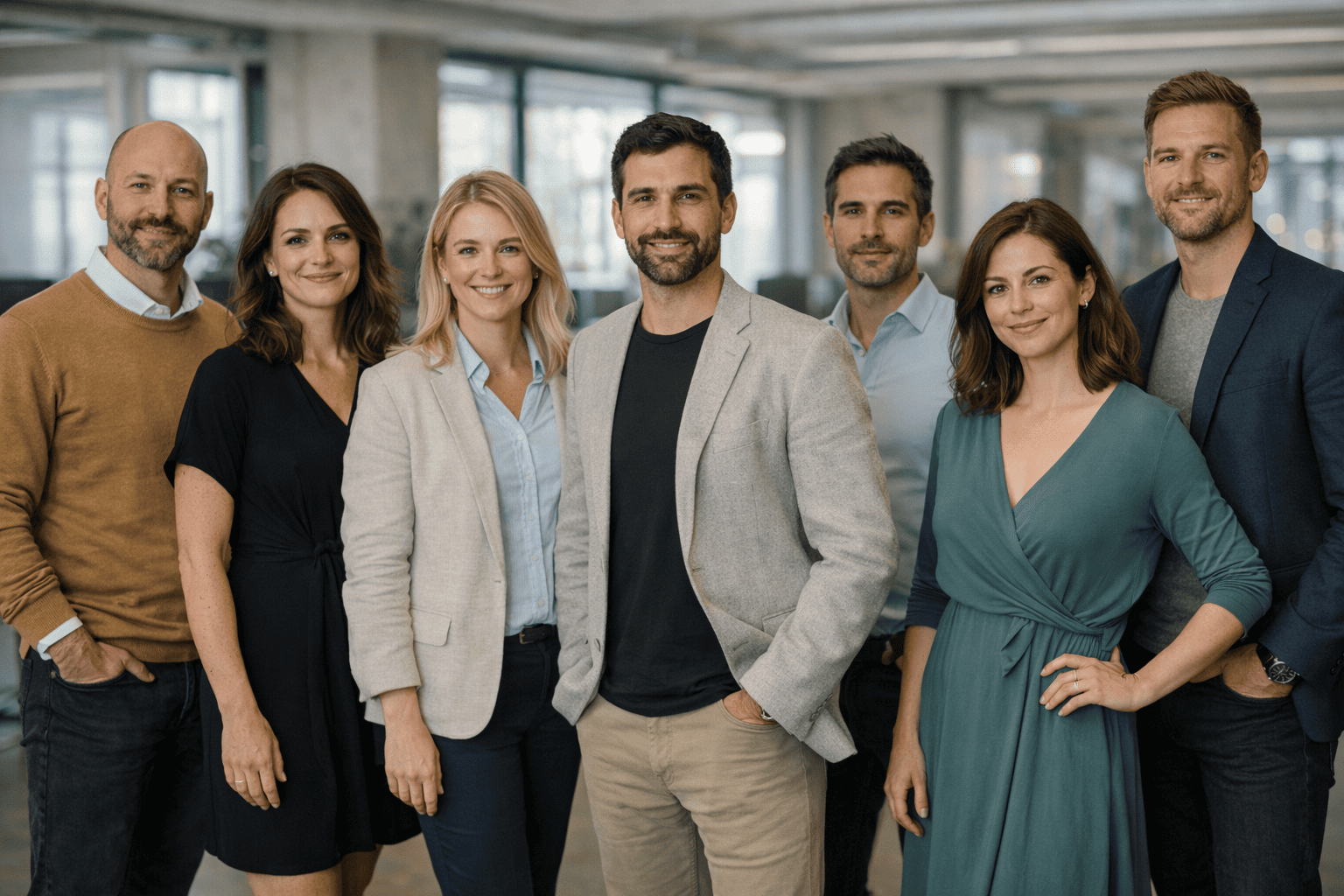 Team working on AI trading platform — Couvival